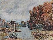 Alfred Sisley, Wacherinnen von Bougival